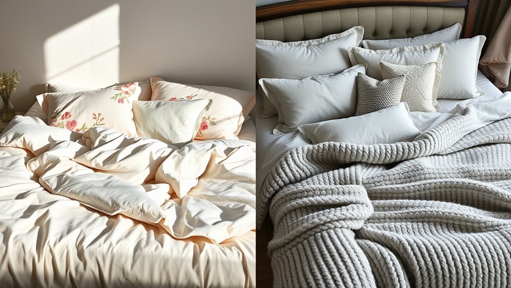 bedding choices for seasons