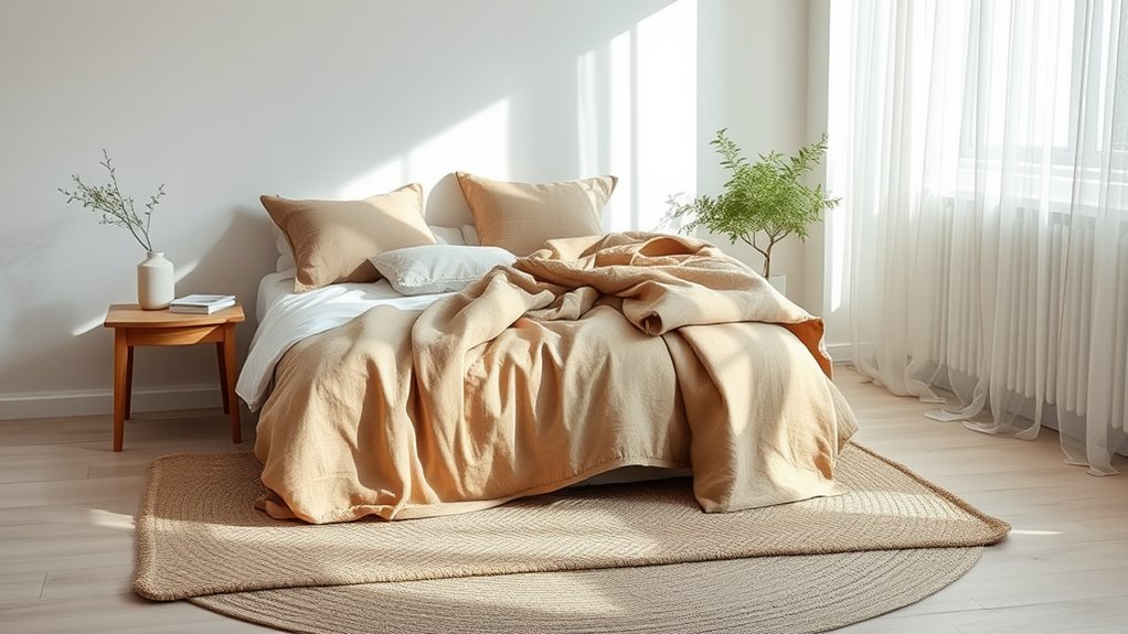 cozy atmosphere with layering