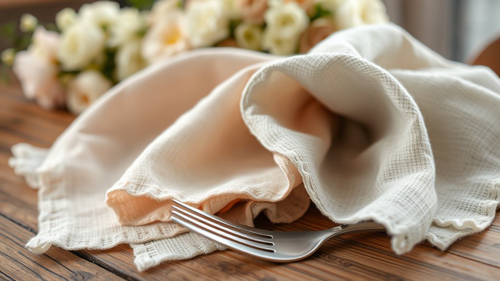 elegant fabric dining essentials
