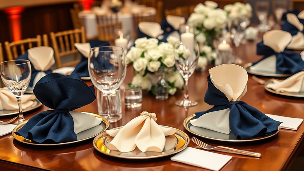 elegant napkin folding ideas