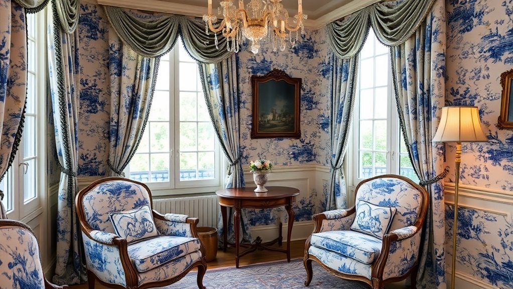 french toile interior design