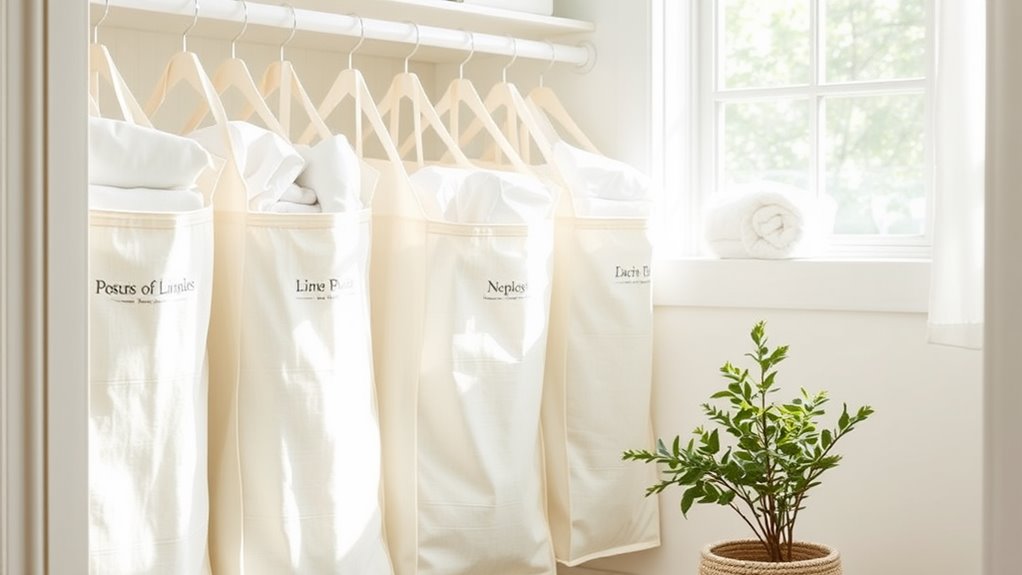 linen bags provide protection