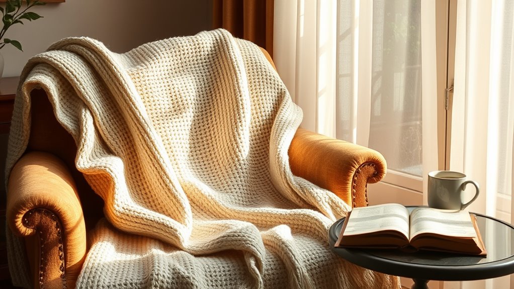 linen blankets offer comfort