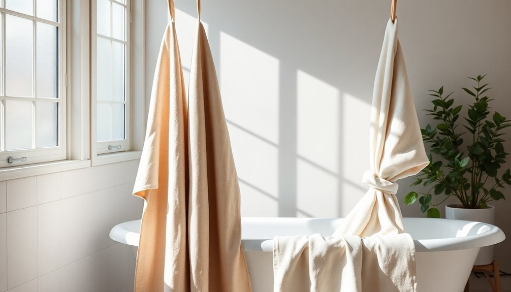 linen enhances bathroom experience