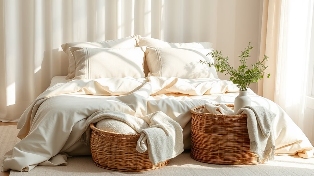 linen for serene ambiance