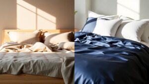 linen or sateen choice