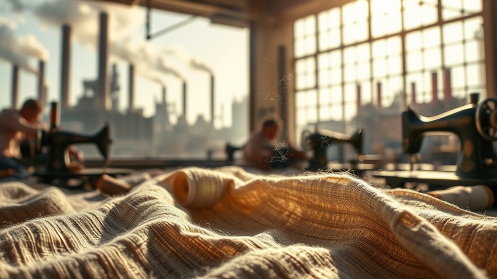 linen production during industrialization