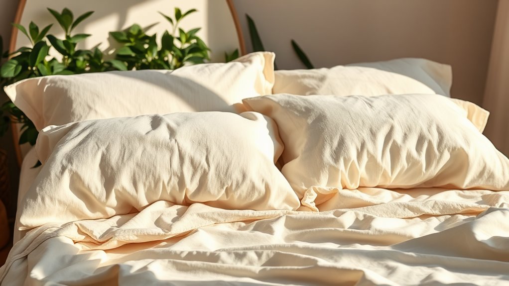 linen sheets regulate temperature