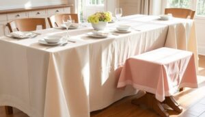 linen tablecloth sizes guide