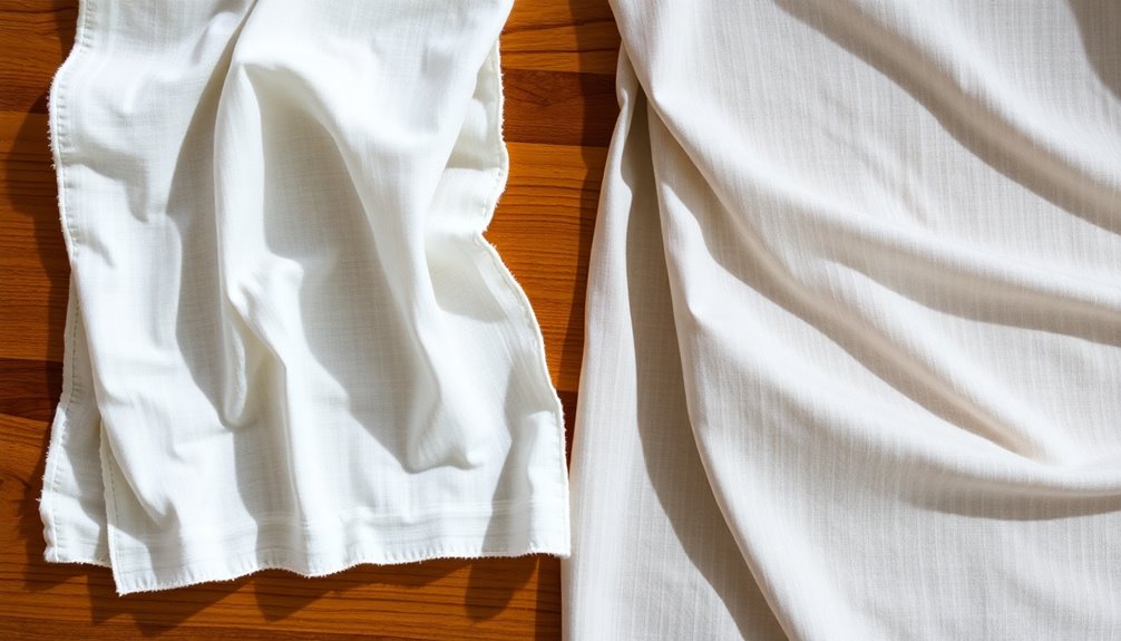 linen versus twill fabrics