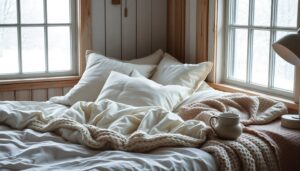 linen warmth in winter