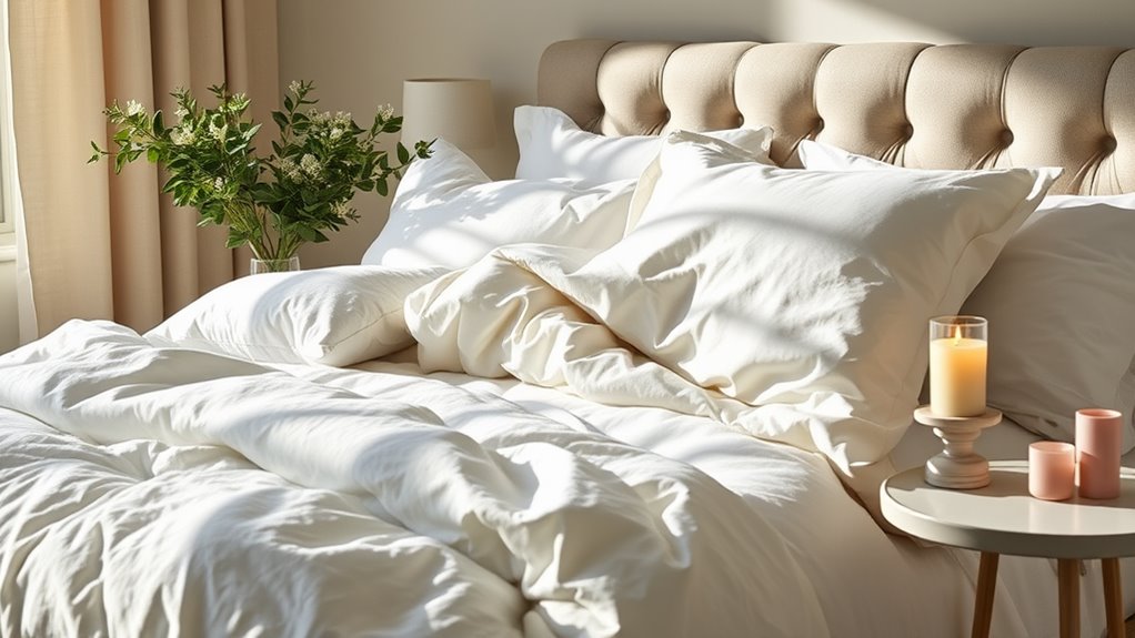 luxury bedding and home