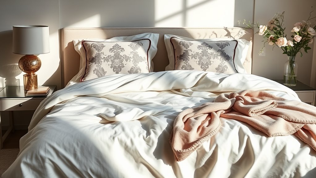 luxury linens enhance aesthetics