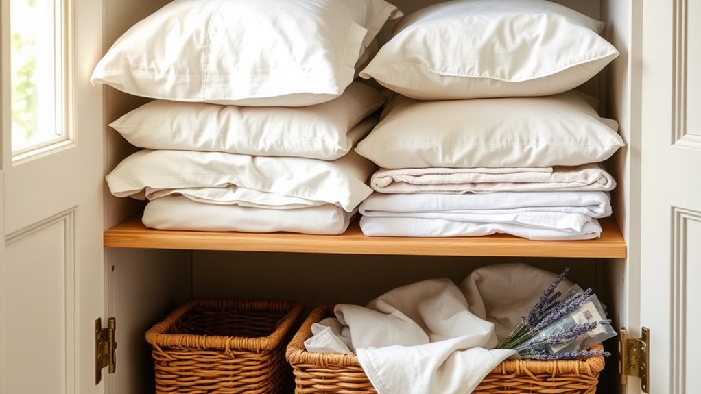 organize and protect linens