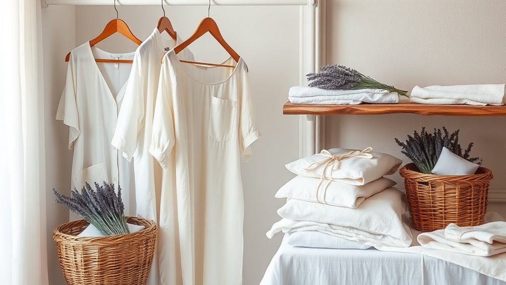 proper linen clothing storage