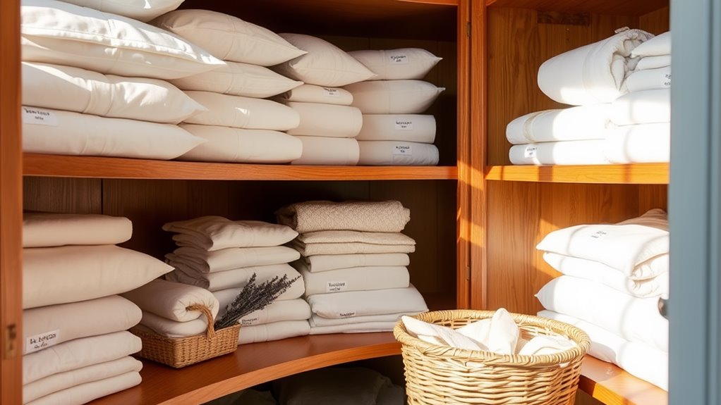 properly fold linens neatly