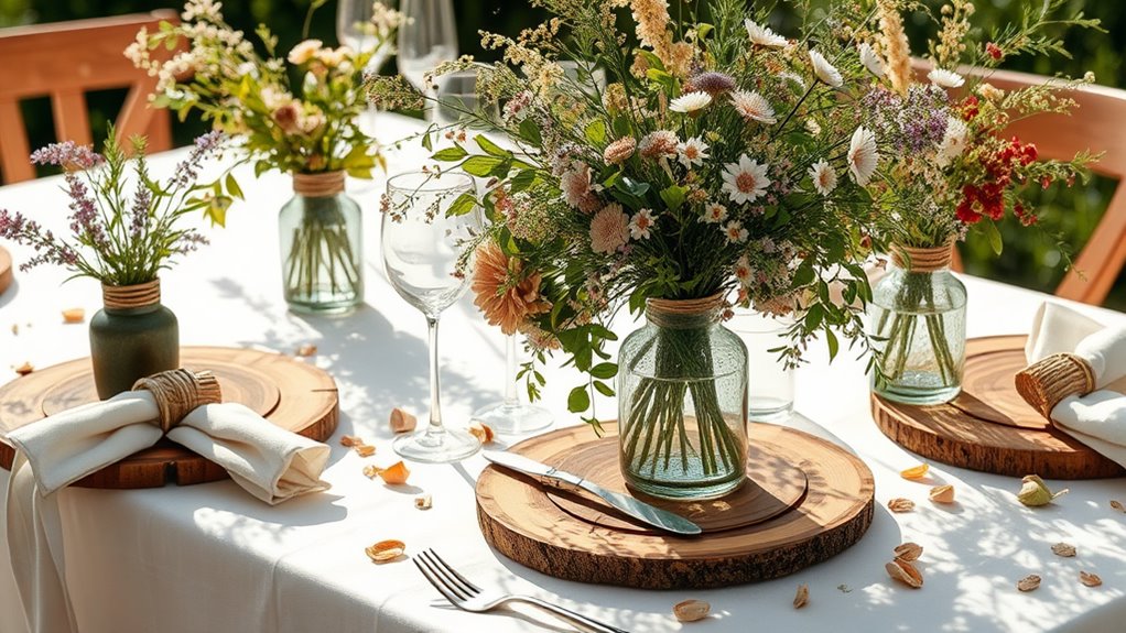 rustic centerpiece creation ideas