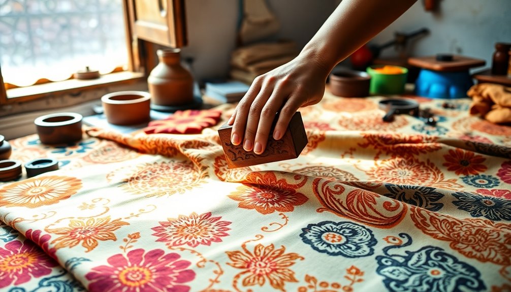 traditional textile printing technique