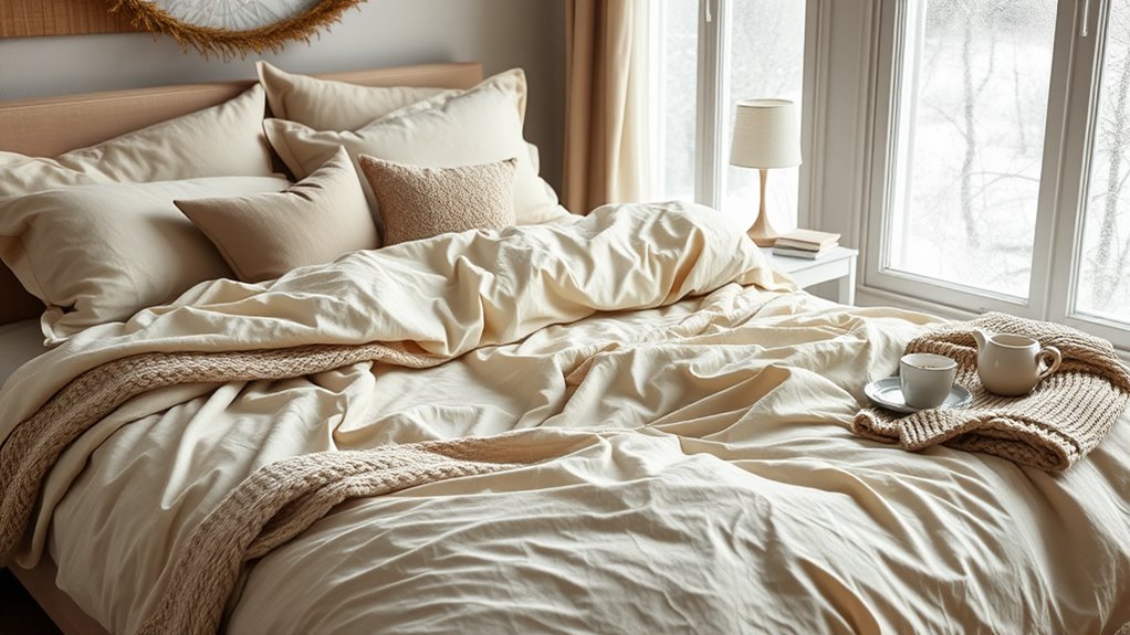 winter linen bedding styles